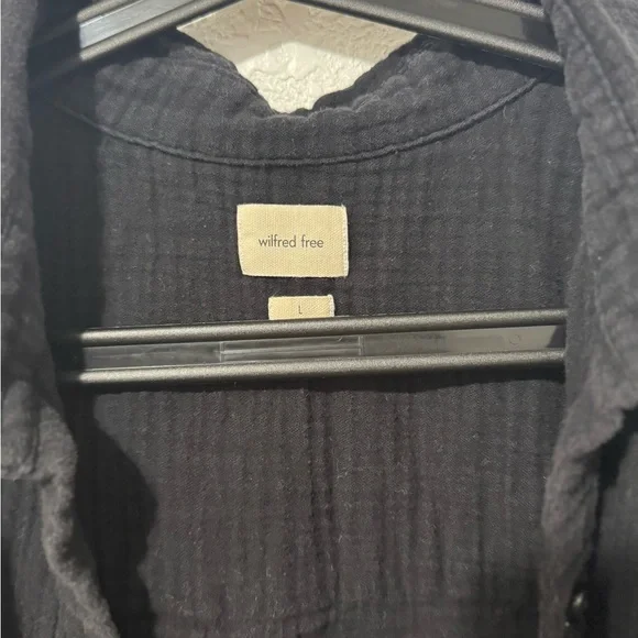 Aritzia Wilfred Free Organic Cotton Sail Shirt - Picture 7 of 9